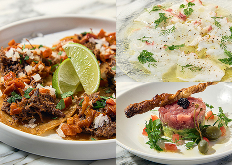 生ハムとサラミ